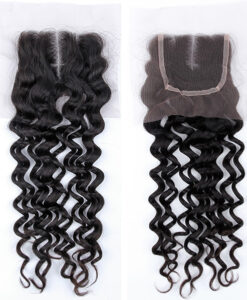 Virgin Hair Lace Closure Island Curl